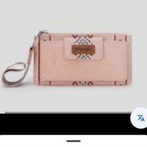 Wrangler Blush Pink Wristlet Clutch